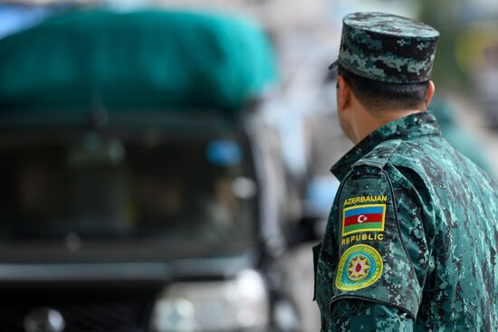 Azerbaijan Armenia Tensions Checkpoint