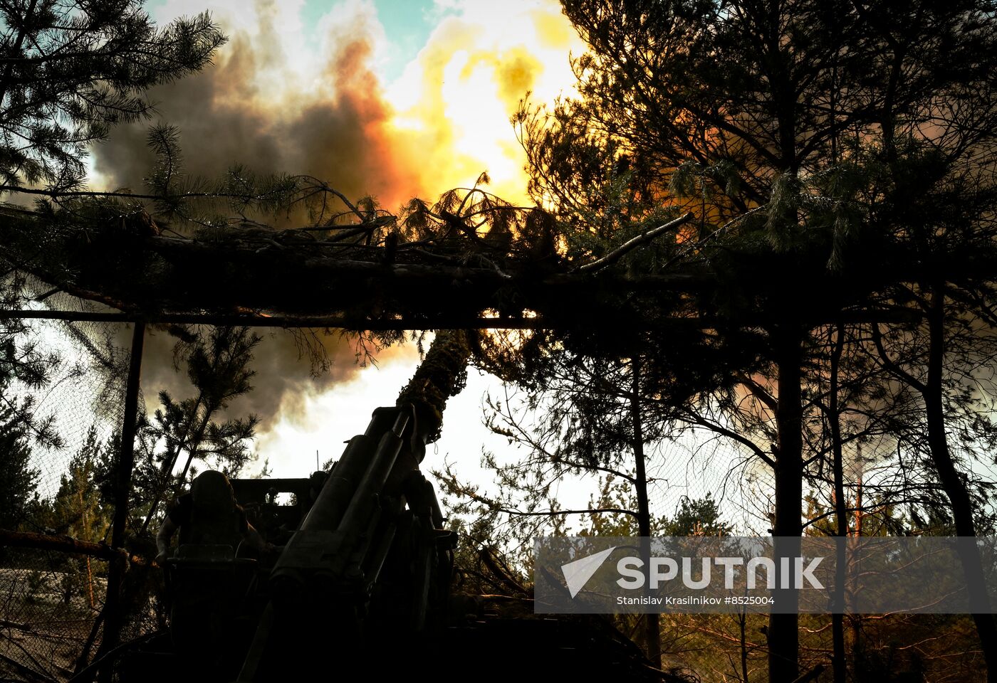 Russia Ukraine Military Operation Artillery Unit