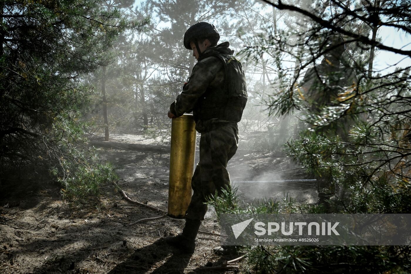 Russia Ukraine Military Operation Artillery Unit