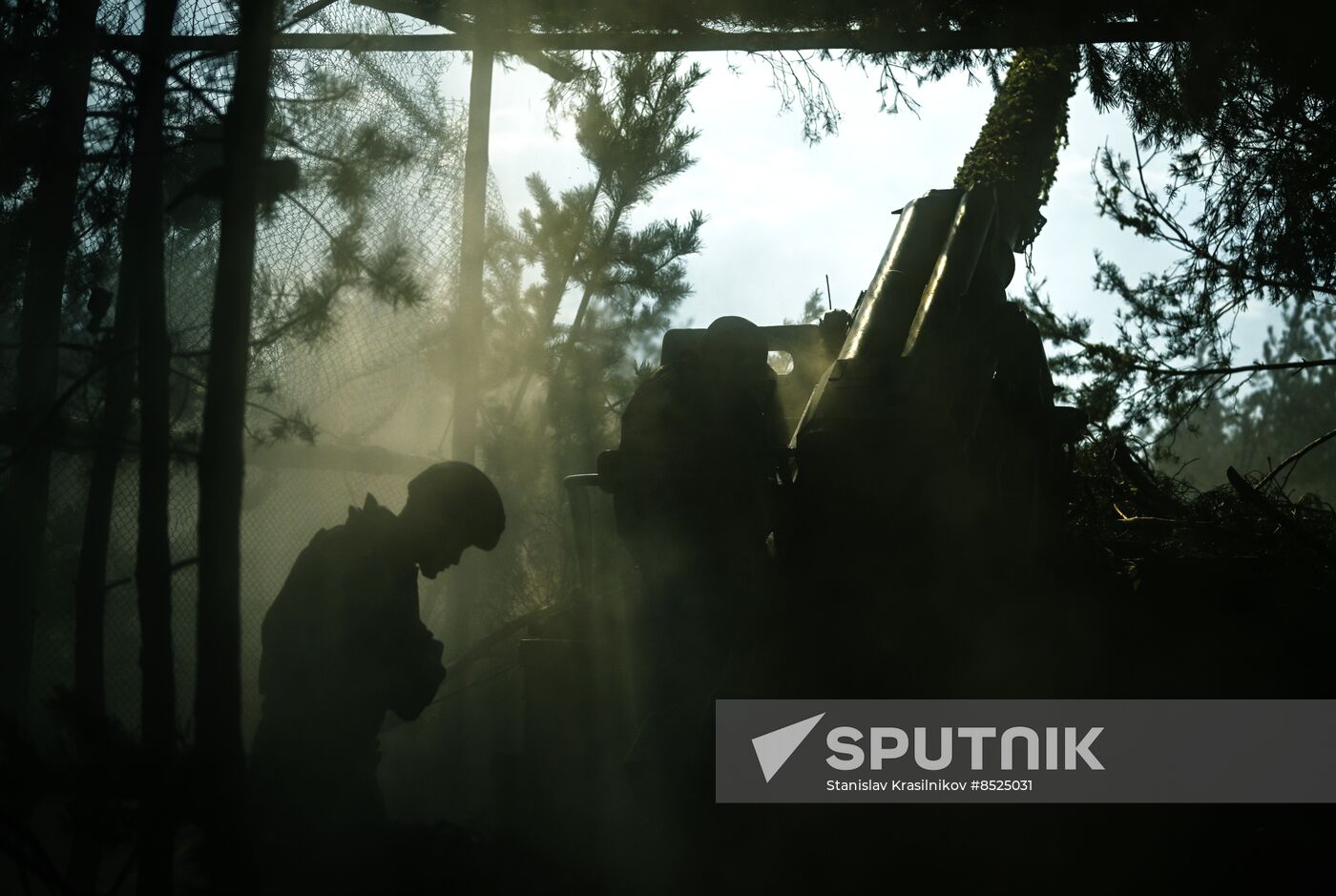 Russia Ukraine Military Operation Artillery Unit