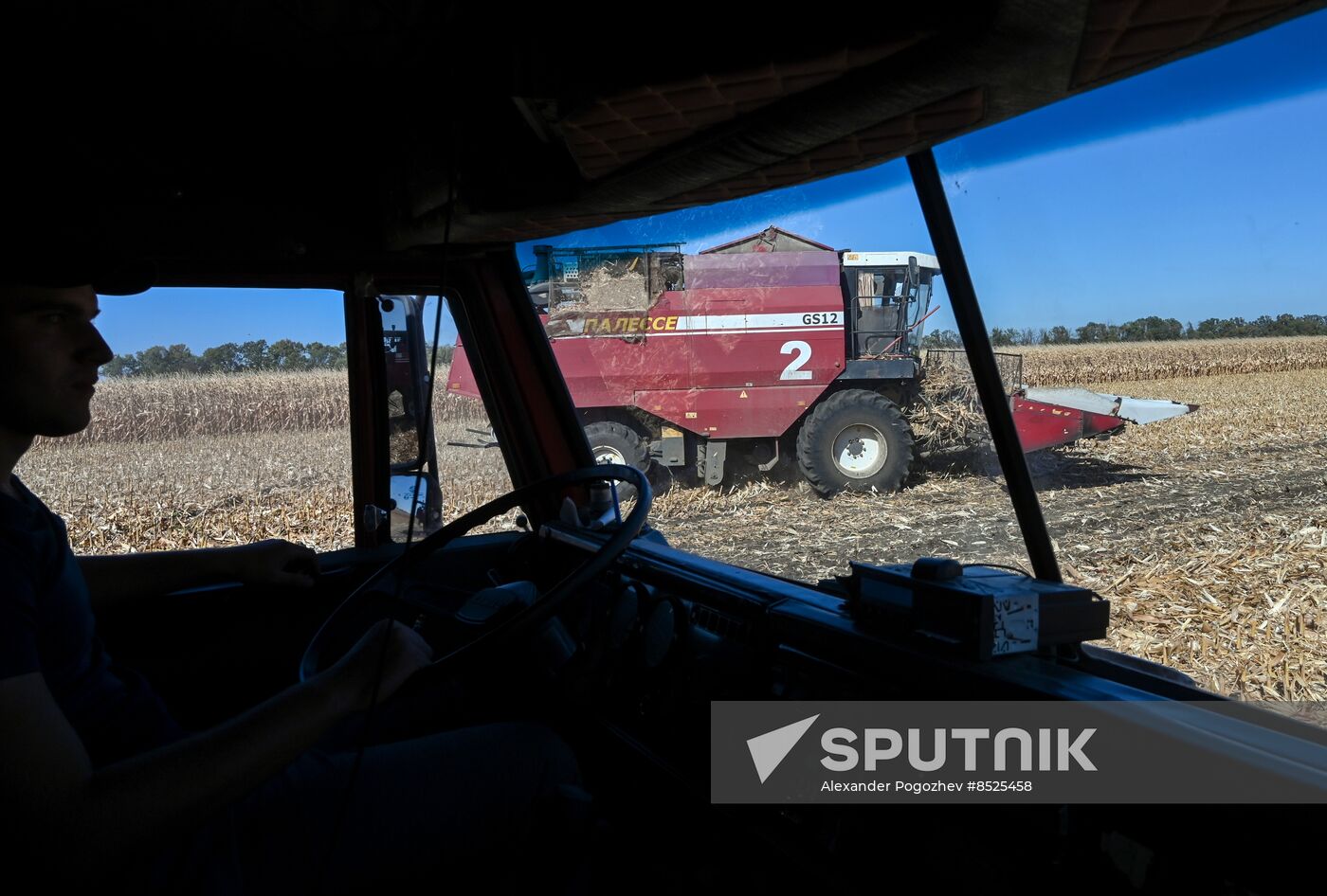 Russia Agriculture Corn Harvesting