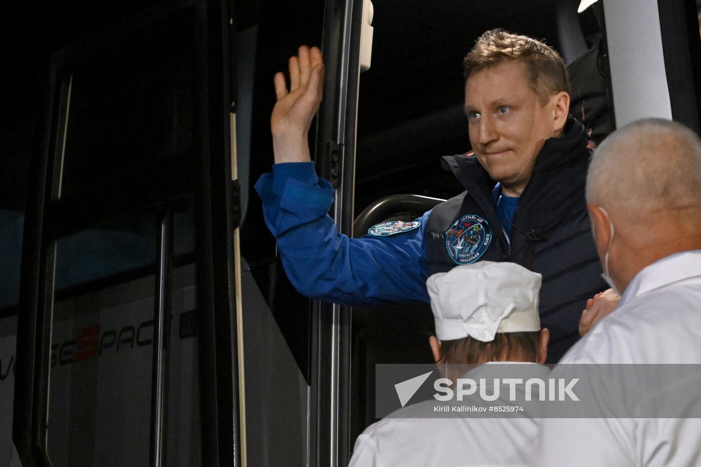 Russia Space Welcome Ceremony