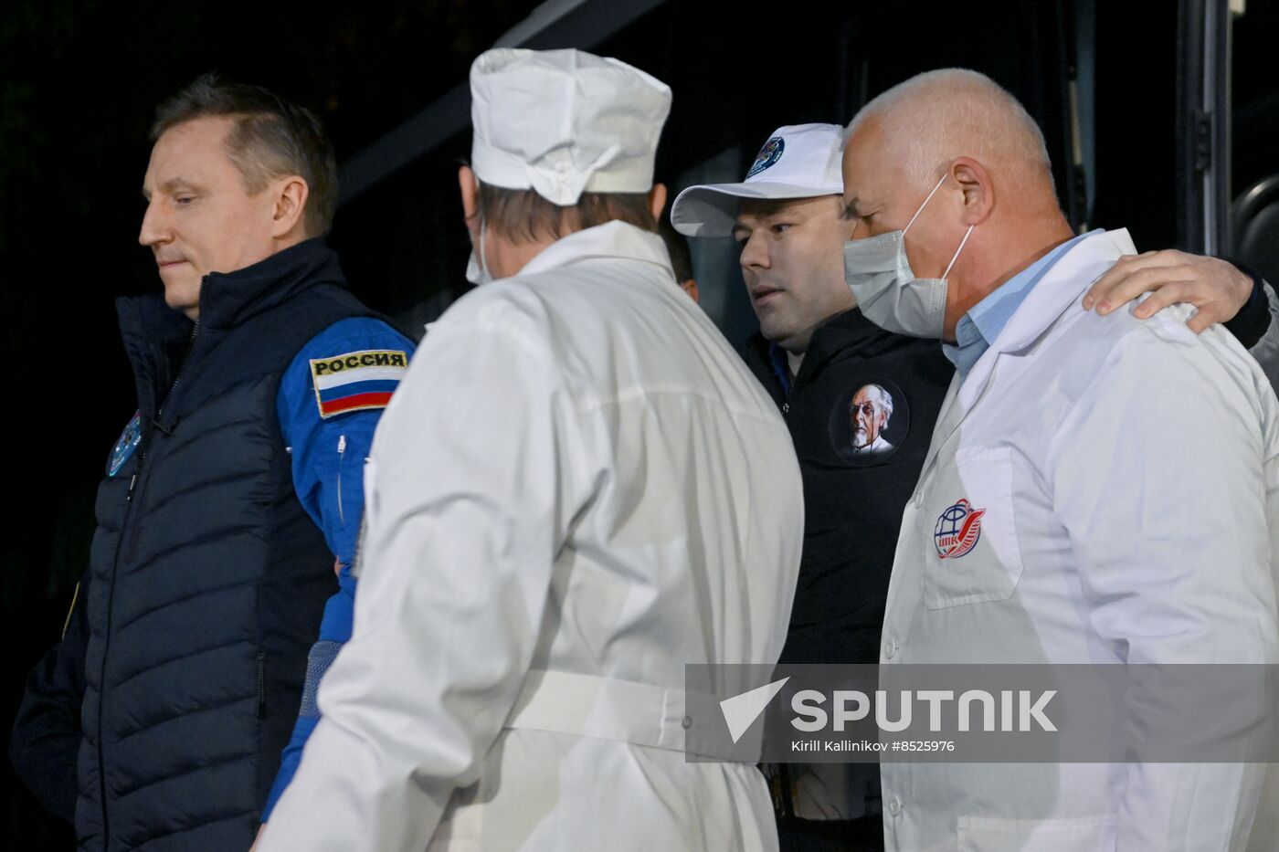 Russia Space Welcome Ceremony