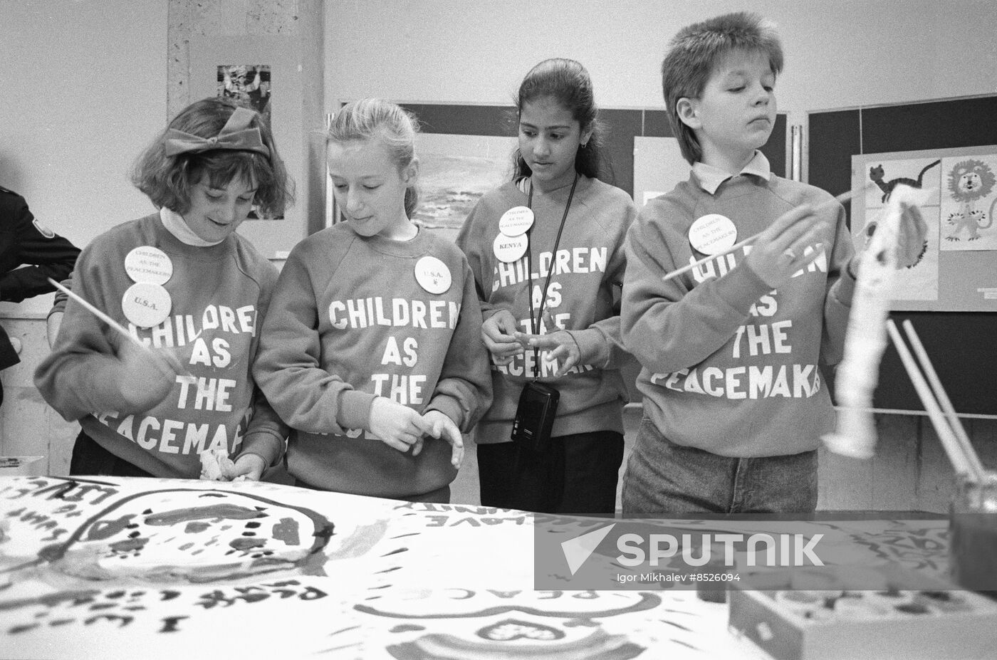 Members of Children as Peacemakers international organization visit USSR