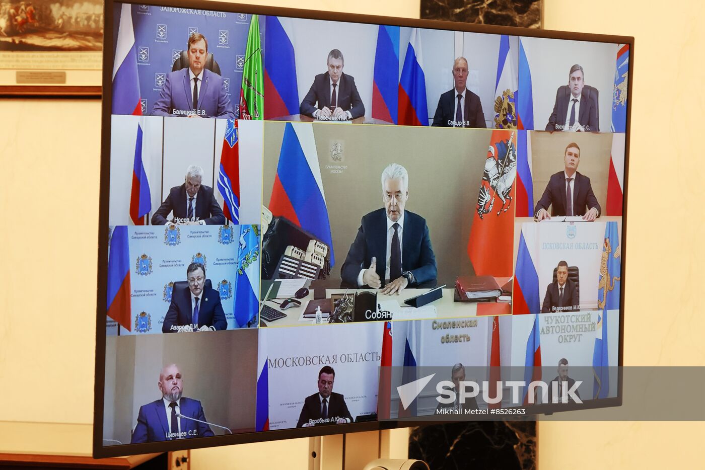 Russia Putin Newly Elected Regional Heads