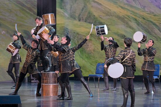 Russia Poet Gamzatov Birth Centenary Concert