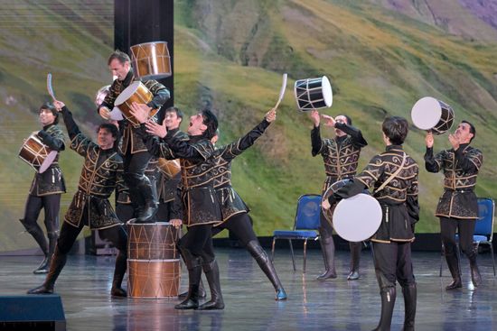 Russia Poet Gamzatov Birth Centenary Concert