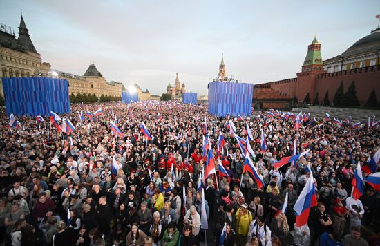 Russia New Regions Accession Day Concert