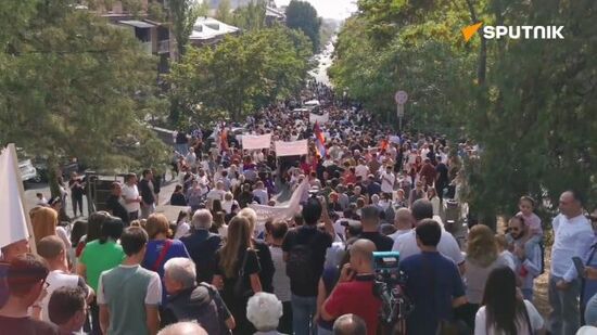 Procession in support of Nagorno-Karabakh ex-State Minister Ruben Vardanyan