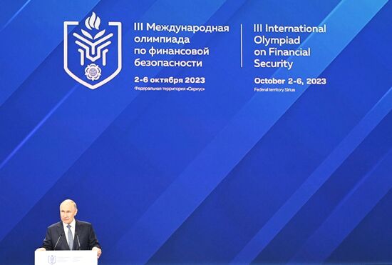 Russia Putin Financial Security Olympiad