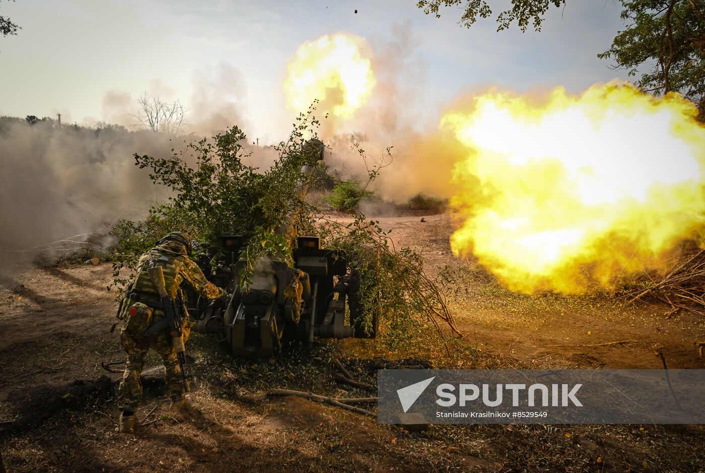 Russia Ukraine Military Operation Artillery Units