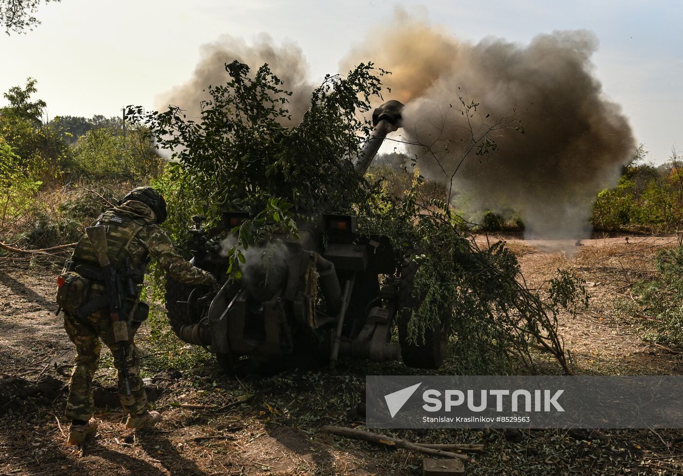 Russia Ukraine Military Operation Artillery Units