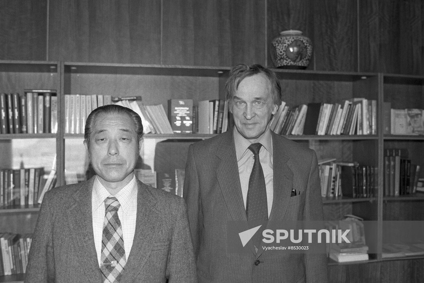 Representatives of Asahi Shimbun Japanese newspaper visit USSR