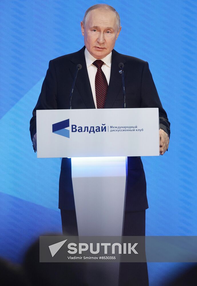 Russia Putin Valdai Discussion Club