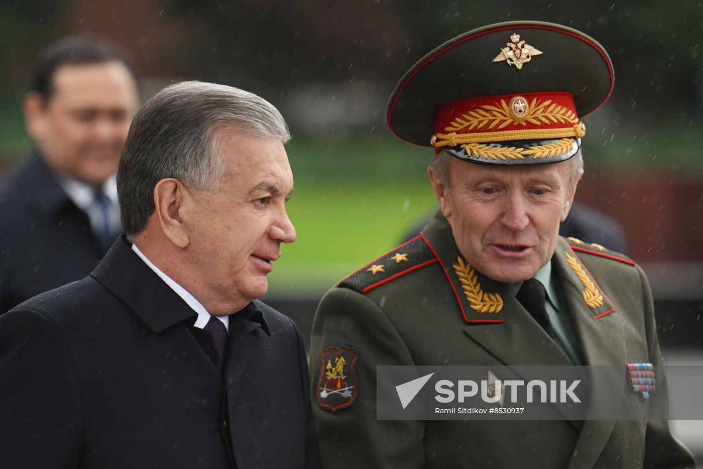 Russia Uzbekistan Wreath Laying