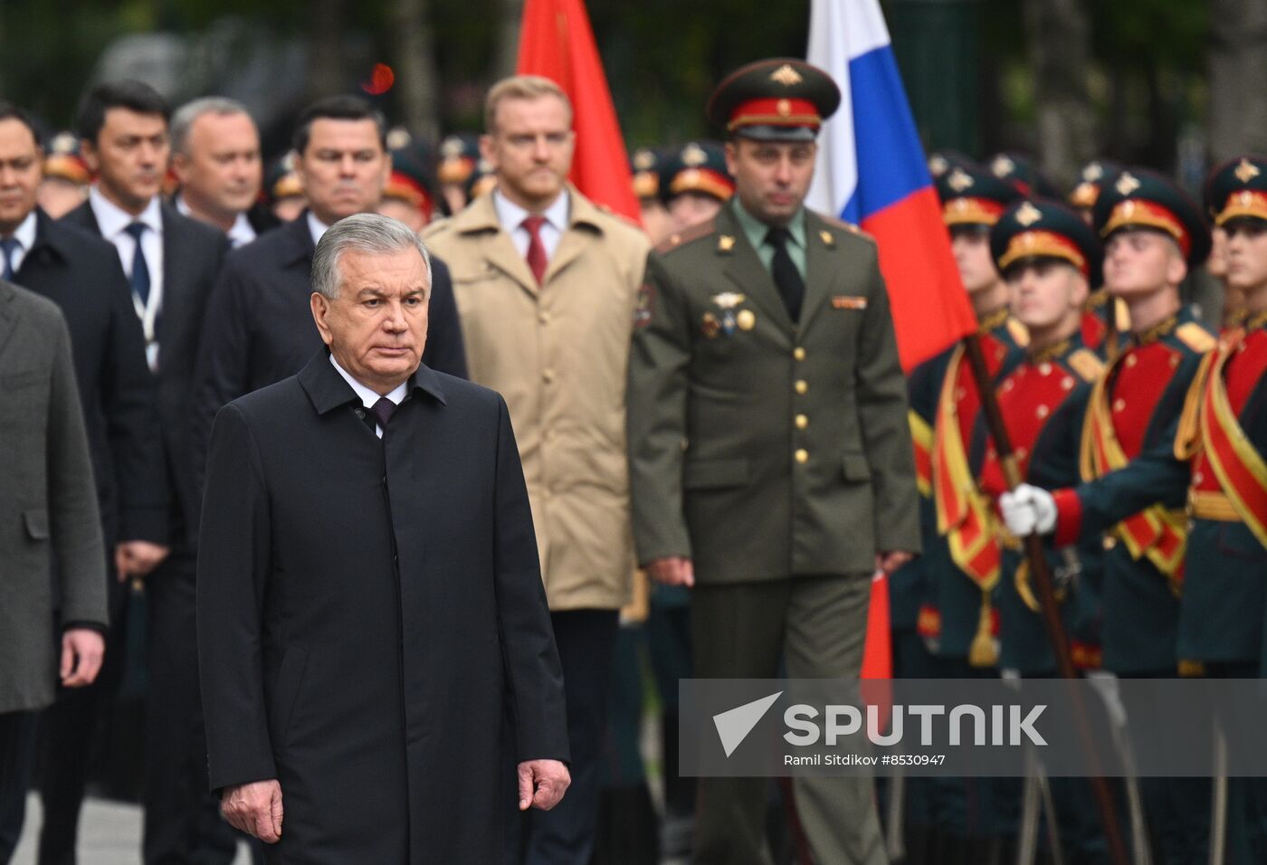 Russia Uzbekistan Wreath Laying