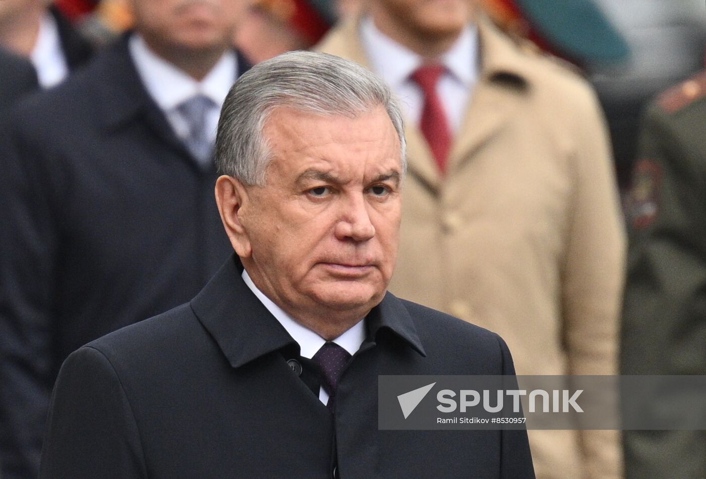 Russia Uzbekistan Wreath Laying