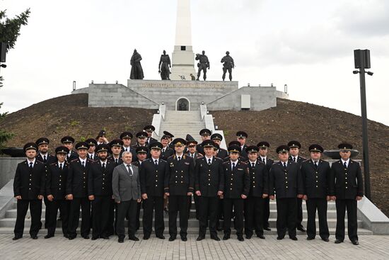 Russia LPR Policemen Oath Taking