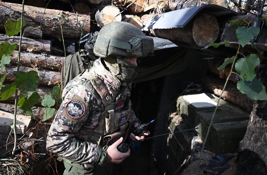 Russia Ukraine Military Operation Mortar Unit