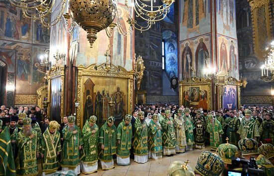 Russia Religion St Sergius of Radonezh Day