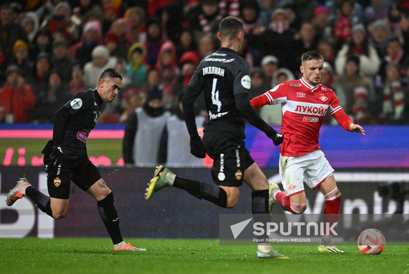 Russia Soccer Premier-League Spartak - CSKA