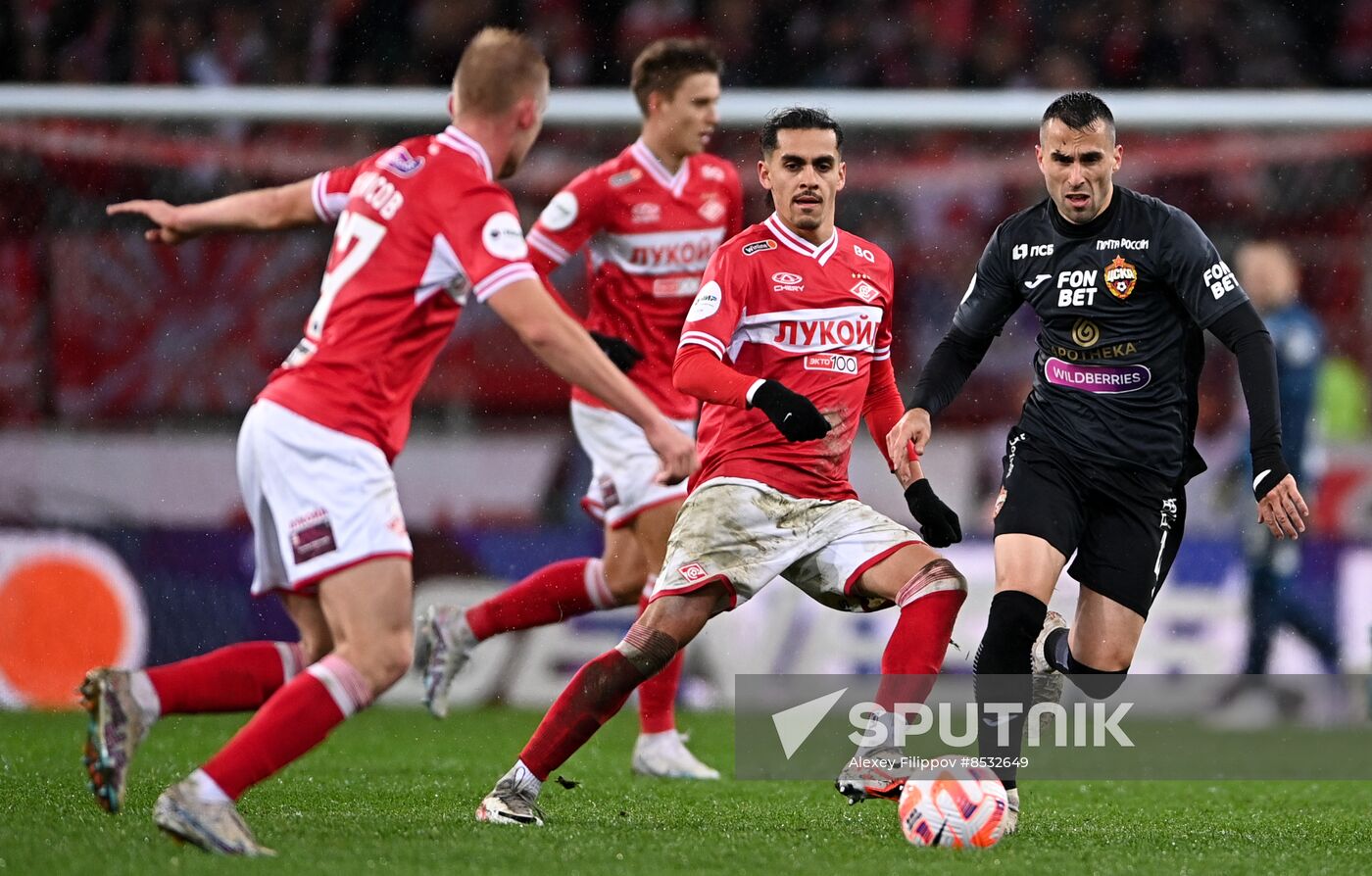 Russia Soccer Premier-League Spartak - CSKA