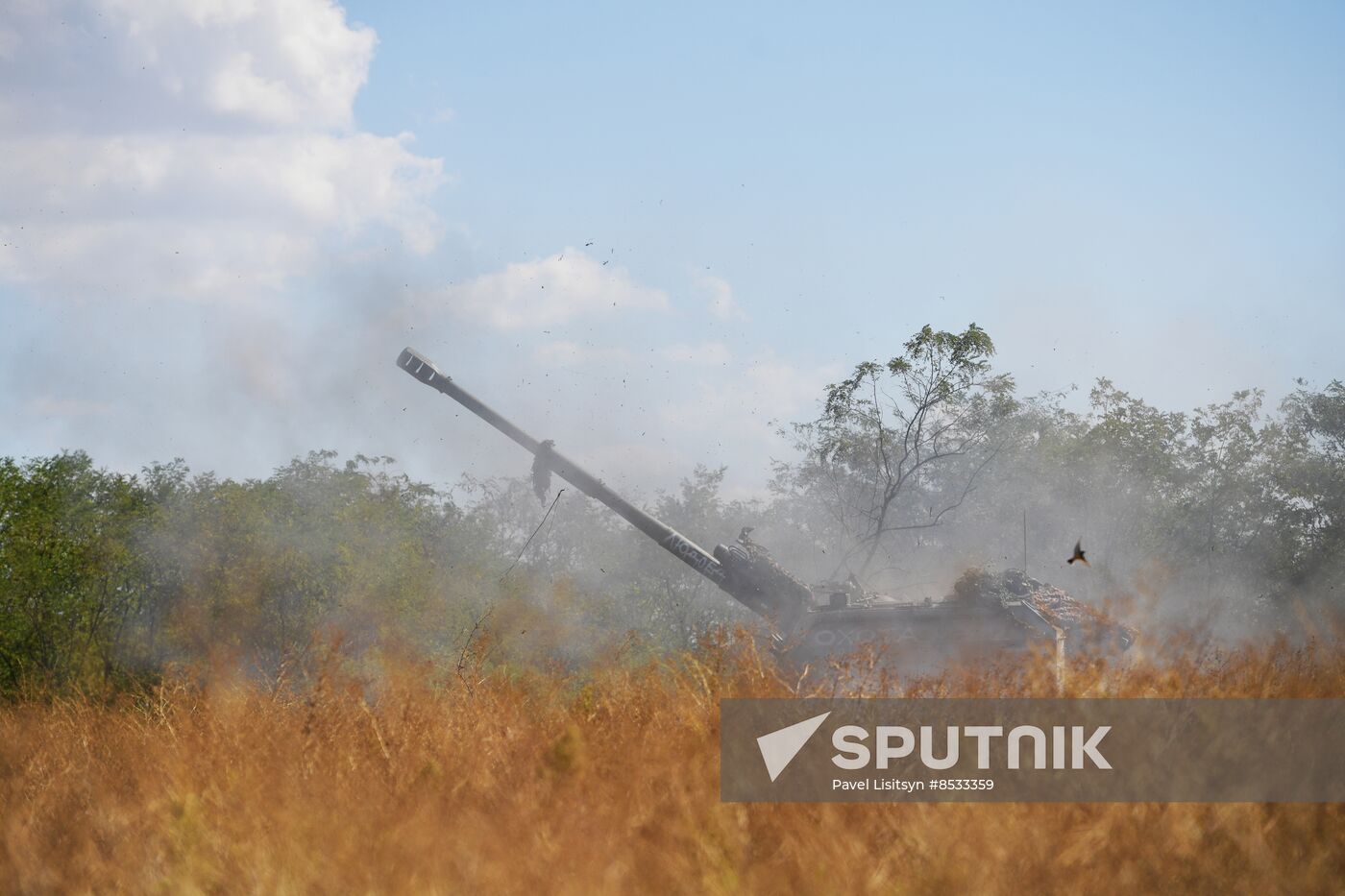 Russia Ukraine Military Operation Artillery Units