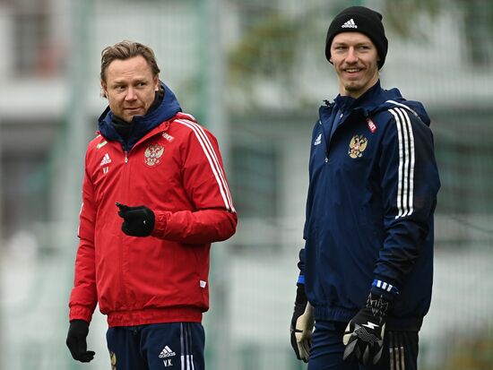 Russia Soccer Team Training