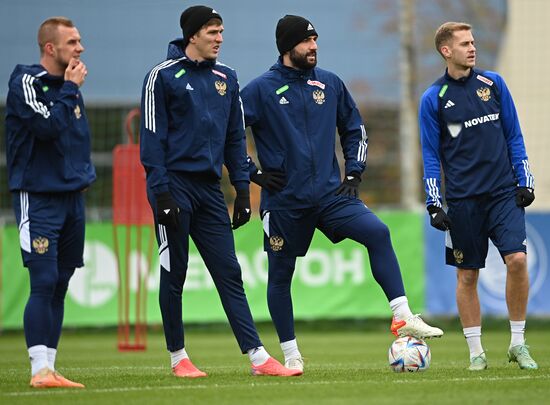 Russia Soccer Team Training