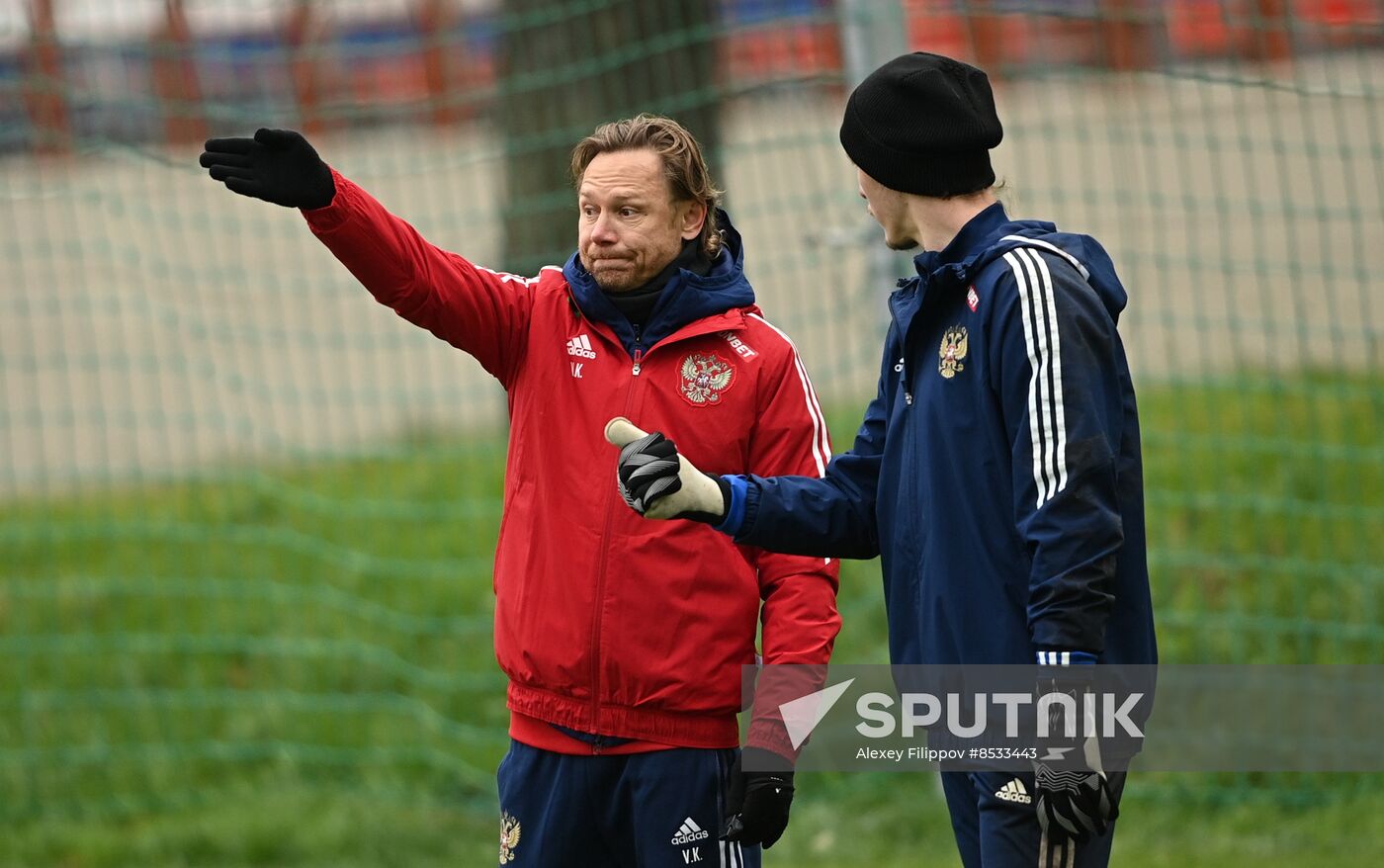 Russia Soccer Team Training