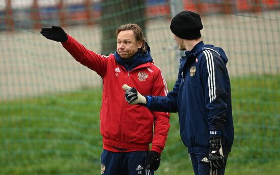 Russia Soccer Team Training