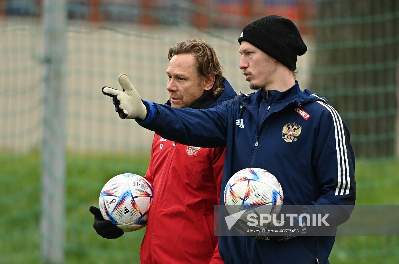 Russia Soccer Team Training