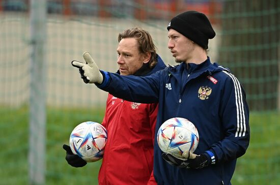 Russia Soccer Team Training