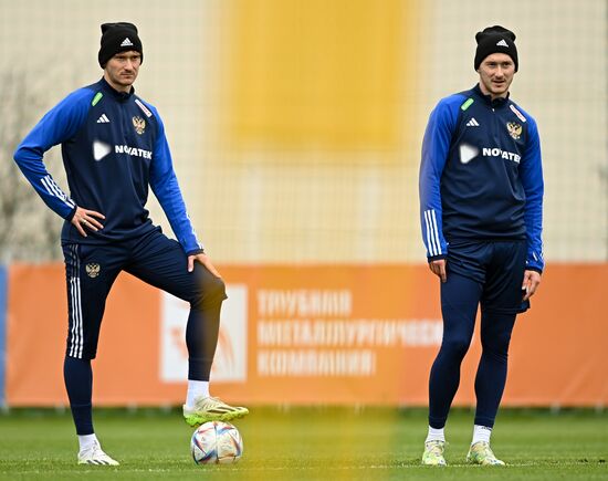 Russia Soccer Team Training