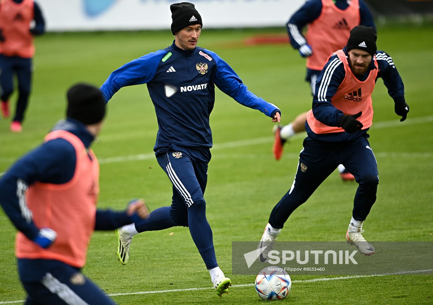 Russia Soccer Team Training