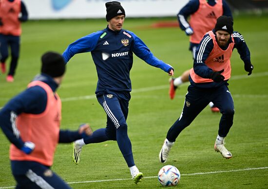 Russia Soccer Team Training