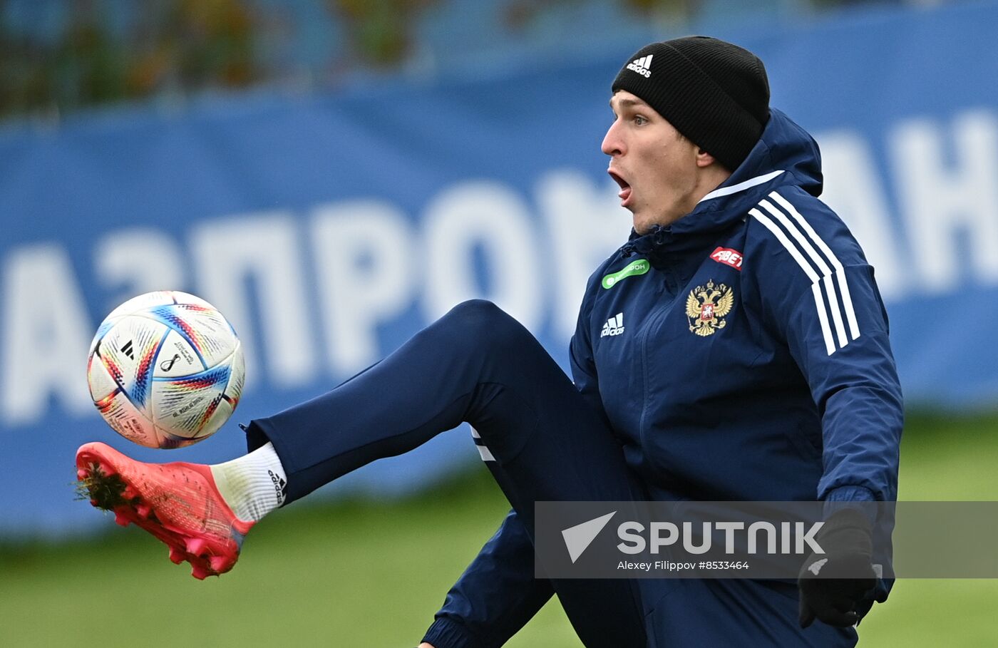 Russia Soccer Team Training