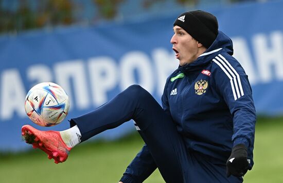 Russia Soccer Team Training