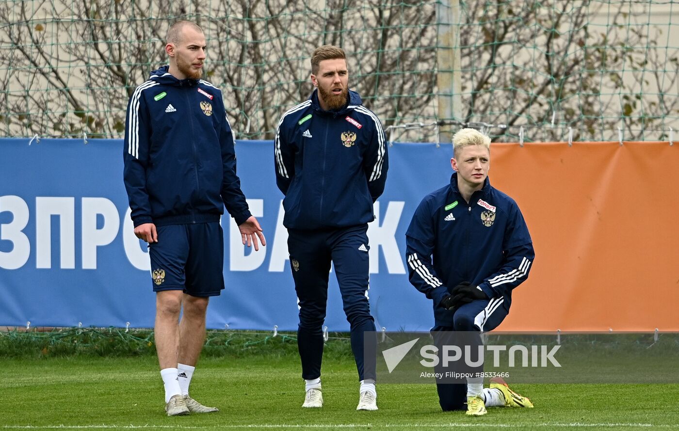 Russia Soccer Team Training