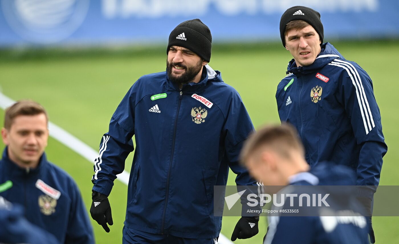 Russia Soccer Team Training