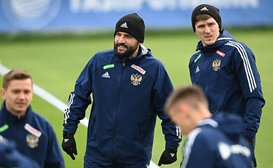 Russia Soccer Team Training