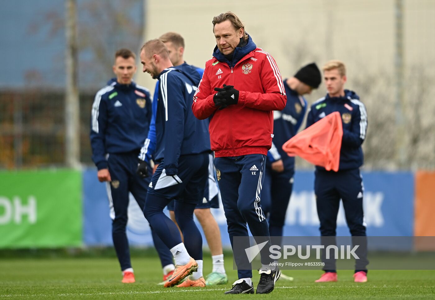 Russia Soccer Team Training