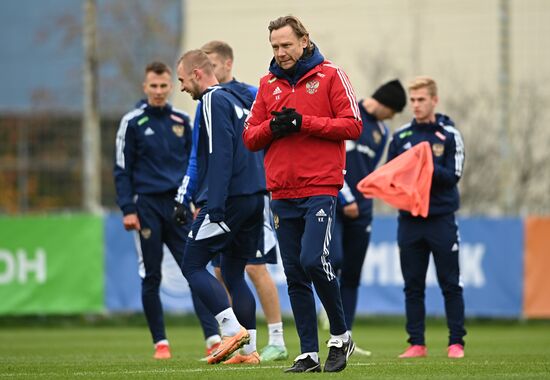Russia Soccer Team Training