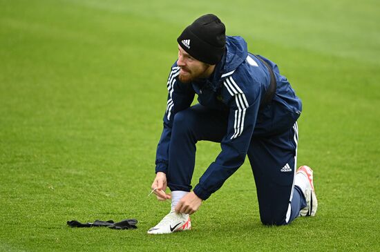 Russia Soccer Team Training