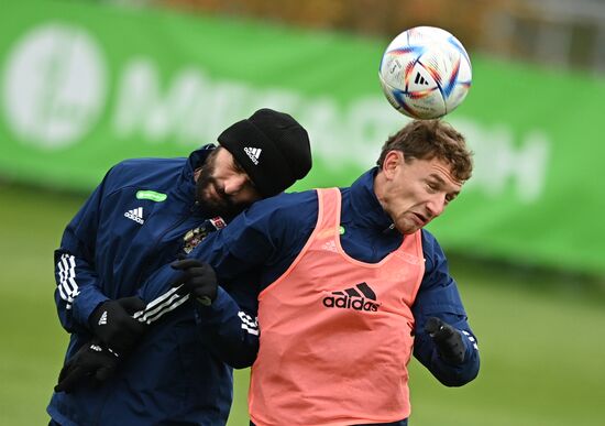 Russia Soccer Team Training