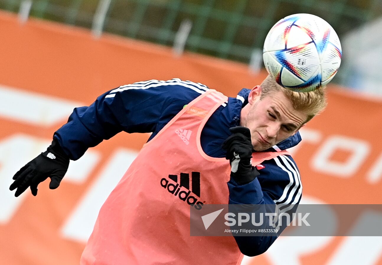 Russia Soccer Team Training