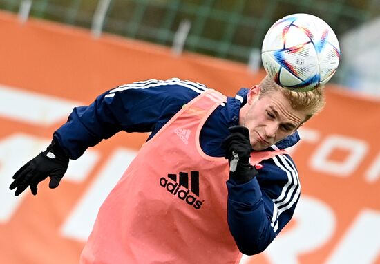 Russia Soccer Team Training