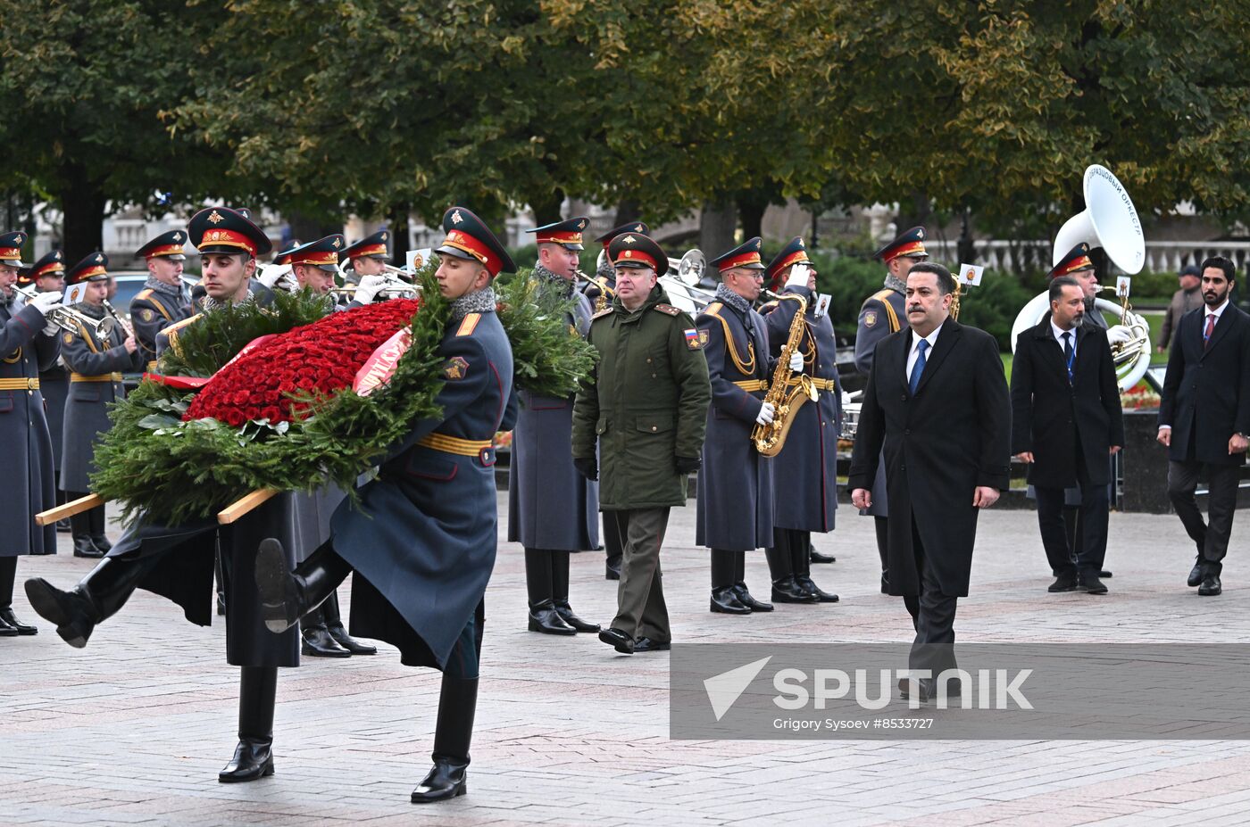 Russia Iraq Wreath Laying