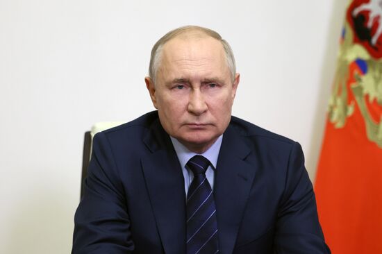 Russia Putin Russia-Kyrgyzstan Interregional Conference