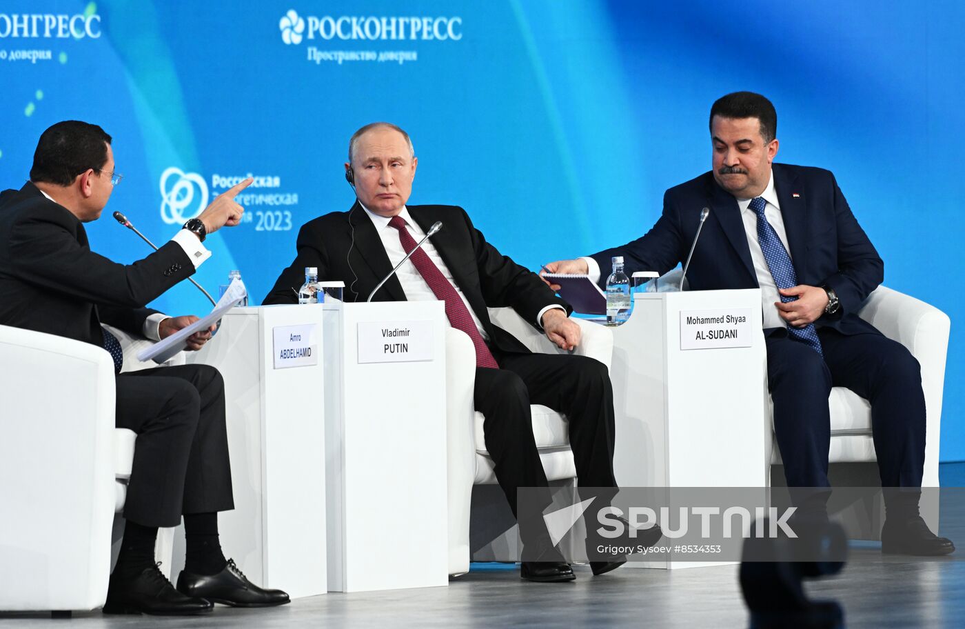 Russia Putin Energy Week Forum
